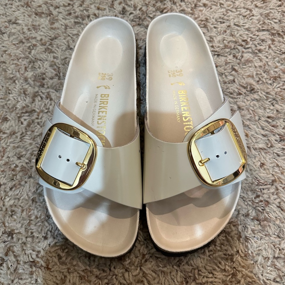 Madrid Big Buckle High Shine Birkenstock